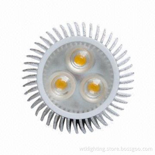 9W/GU10 LED Spotlight, LM90, 110 to 230V, Dimmable